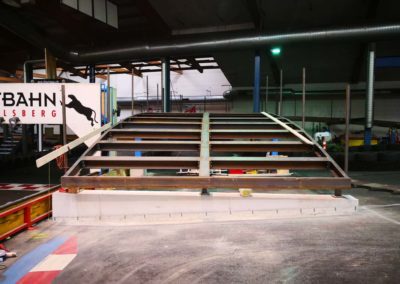 Bauphase Über- und Unterführung auf der Kartbahn Fimmelsberg
